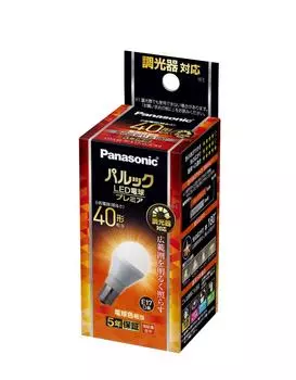 Panasonic Mini Krypton тип Palook Premier LED E17 40 Вт лампа эквивалент цвета лампочки небольшое распределение света 1 диммер изоляционный материал установка