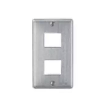 Panasonic Новая металлическая пластина Стандартная пластина для 2 шт. Упаковка из 10 шт. WN7502010 серебряный