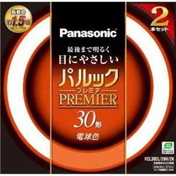 Panasonic Parlook Premier Флуоресцентный светильник Тип 2 шт. Цвет лампочки FCL30EL28H2K Круглый/Стартер (30 Тип)