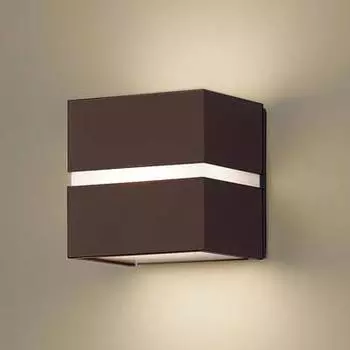 Panasonic Porch Light Back Door Mounted Direct On Light Rainproof 40 Dark Brown LGW80363LE1 / Свет, Настенный, Цвет, Рассеянный, Тип, Форма, темно-коричневого