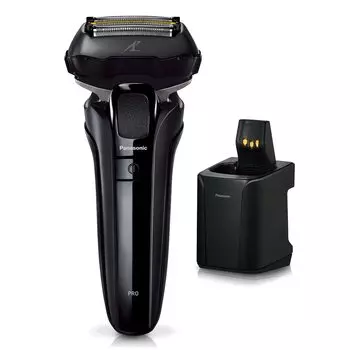 Panasonic Ram Dash PRO Shaver 5 лезвий полностью автоматическая чистка зарядное устройство ванна бритье черный мужской ES-LV7W-K