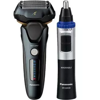 Электробритва Panasonic Ramdash Multiplex с 5 лезвиями + машинка для стрижки волос в носу, ES-LV67, разные цвета