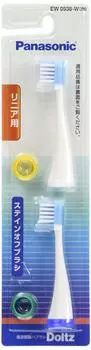 Panasonic Сменные щетки Doltz Тип Stain Off Набор из 2 штук Белые EW0938-W белый