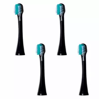 Panasonic Replacement Brush Ion Dense Extra Fine Bristle Brush 2 Pieces Ring in 4 x 2 Sets 4 Black (Identification Colors) (Total Pieces)
