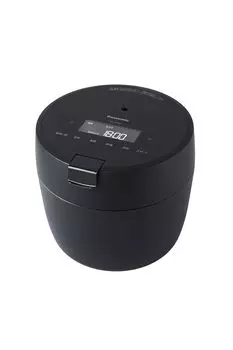 Panasonic Rice 5 Pressure New Living Compact Автоматическая варка без воды Температура приготовления Крышка Посудомоечная машина Черная плита, Чашки, IH, Life, Alone, Размер,