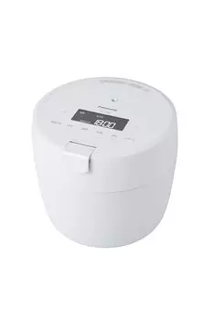 Panasonic Rice 5 Pressure New Living Compact Автоматическая варка без воды Температура приготовления Крышка Посудомоечная машина Белый Плита, Чашки, IH, Life, Alone, Размер,