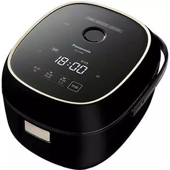 Panasonic Rice Cooker 3.5 Go Single Living IH Flat Top Black SR-KT060-K
