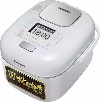 Panasonic Rice Cooker 3 Cups Living Alone Variable Pressure IH W Odori Cooker Fertility White SR-JW058-W