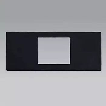 Panasonic S plate for 1 matte black WCF8501B piece, finish,