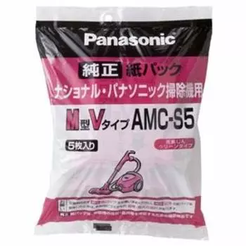 Panasonic Сменный бумажный пакет M тип V тип 1 упаковка AMC-S5 (5 листов) [5 комплектов]