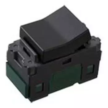 Panasonic SO-STYLE Embedded Switch C 3 Way Matte Black WNS5002B