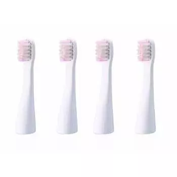 Panasonic Sonic Vibration Toothbrush Pocket Doltz EW-DS11 Replacement Brush White EW0957-W (White (2 pieces x 2 sets))