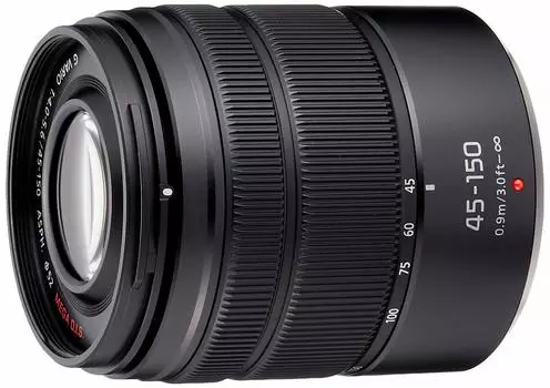 Panasonic Telephoto Zoom Lens for Micro Four Thirds Lumix G VARIO Black 45-150mm/F4.0-5.6 ASPH. /MEGA O.I.S. H-FS45150-KA