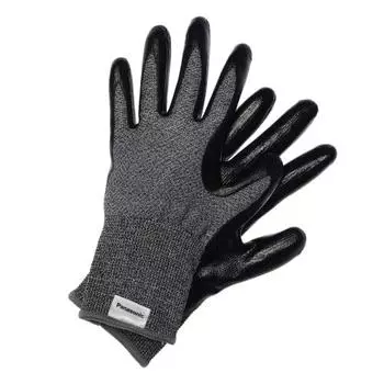 Panasonic Tungsten cut-resistant gloves (with rubber palm coat) L size Highest level of cut resistance created from incandescent light bulb filament t