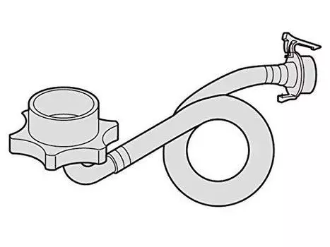 Panasonic water supply hose Dishwasher dryer water supply hose [ANP1251-8020] Length 1.2m