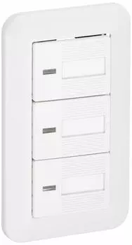 Panasonic встроенный firefly тройной переключатель B белый пакет продукт WTP50513WP (одинарный разрез)