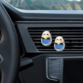 Panda Car Fragrance Diffuser Panda Air Vent Fragrance Diffuser Decorative Auto Perfume Diffuser With Vent Clip Aromatherapy