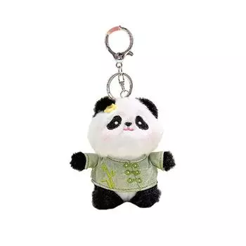 Panda Chinese Style Plush Animal Doll Pendant For Bag Accessory And Key Holder Panda