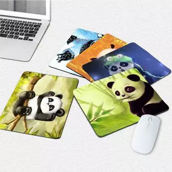 Панда милый 20x25 см офисный компьютерный стол коврик для клавиатуры большой коврик для мыши подушка для ноутбука нескользящая для девочек-подростков спальня No Lock Edge18x22cm