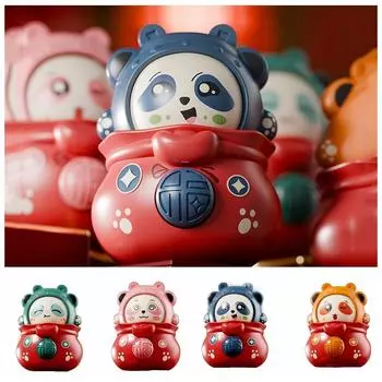 Panda Face Changing Doll Keychain God of Wealth Face Makeup Toy Keyring Kid Girl Boy style 1