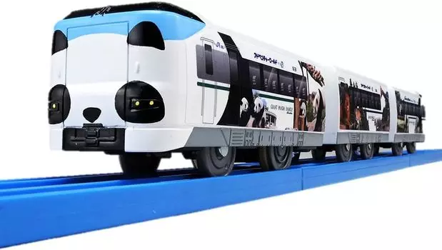 Panda Kuroshio Adventure connection Игрушка с электропоездом для детей от 3 лет и старше Стандарт безопасности игрушки прошел сертификацию ST mark PLARAIL PLARAIL S-24 синий