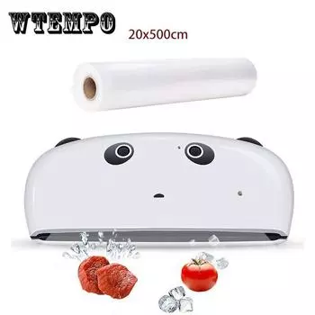 Panda нагревательный упаковщик пищевой вакуумный упаковщик упаковочная запечатывающая машина для бытовых режимов сухих и влажных пищевых продуктов для экономии пищевых продуктов