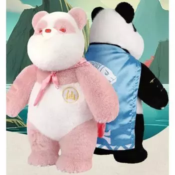 Panda Plush Doll Original Festival Gift Парный подарок на день рождения Panda Doll Plush Toy Gifts