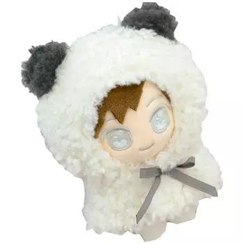 panda stuffed toy Sewing doll mascot Sewing activities Sewing chibinui doll sewing clothes Dress up costume poncho animal boa Panda 250130-678