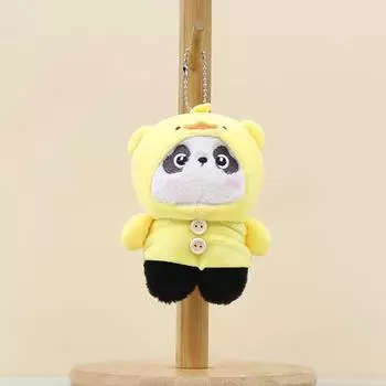 Панда В Поворот Лягушка Утка Медведь Плюшевая Игрушка Брелок Подвеска для Сумки Кукла Детский Подарок