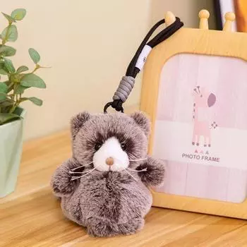 Панда Животное Кролик Плюшевая Кукла Брелок с Наполнителем из PP Хлопка для Идеи Подарка Cat
