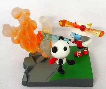 Pander Z Mini Figure Collection 03 ~Pan Talon and Friends Edition~ Fire Bear s Fire Fighting (Full Colored Version) Single Item
