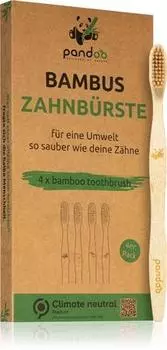Pandoo Bamboo Toothbrush brosse dents en bambou TU прозрачный