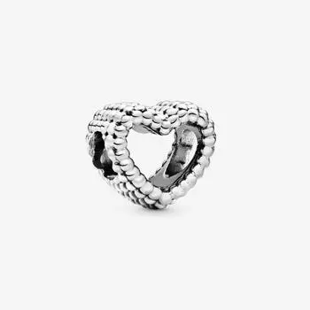Pandora 797516 - Beaded Heart Globe Charm