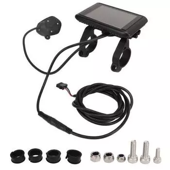 Панель дисплея для электрического велосипеда ABS 5 В LCD высокой четкости многофункциональная панель дисплея для велосипеда с разъемом SM для модификации велосипеда