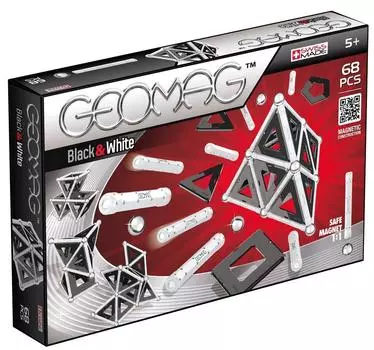 Панель Geomag 68 Черно-белая 012