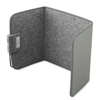 Панельный обогреватель Iris Ohyama, обогреватель для ног, настольный, 5 уровней регулировки температуры, складной, энергосберегающий, для офиса, защита от холода, таймер автоматического выключения, высокая температура