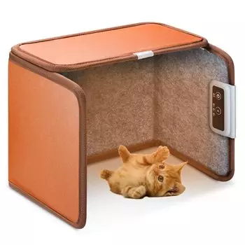 Панельный обогреватель Ninonly, настольный обогреватель, складной инфракрасный обогреватель для ног, энергосберегающий таймер на 4 часа для домашних животных, включает функцию отключения при падении, предотвращение холода, обогрев