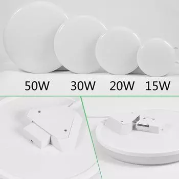 Панельный светодиодный потолочный светильник 220 В ультратонкий светодиодный панельный светильник 50/30/20/15 Вт плафон светодиодный потолочный светильник для кухни гостиной Neutral Light