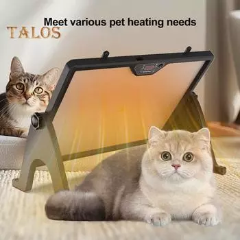 Панель обогрева с дистанционным управлением для курятника, регулируемый таймер температуры, отверстия для отвода тепла, обогреватель с быстрым нагревом для содержания кур и кошек US Plug