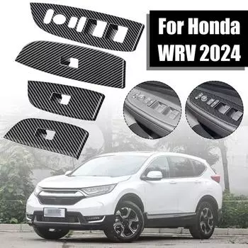 Панель переключателей окон дверей салона автомобиля, накладки на рамку для Wr-v Wr-v Wrv Series XZ Z+ Автомобильные аксессуары H9z0