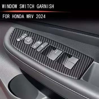 Панель переключателей окон дверей салона автомобиля, накладки на рамку для Honda WR-V WR-V Wrv DG Series XZ Z+, автомобильные аксессуары I4Q5