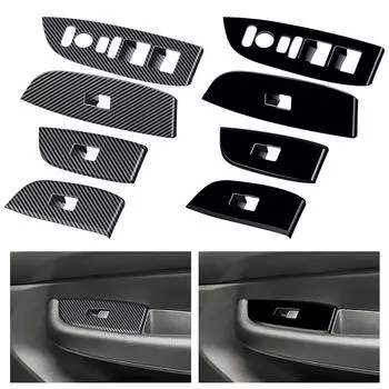 Панель переключателя окна автомобиля, внутренняя модификация, крышка, аксессуары, стеклянная подъемная панель, декоративная наклейка для Honda WRV DG5 2024