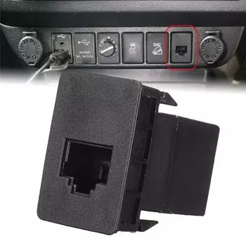 Панель переключателя UHF Dash RJ45, пустая розетка для Toyota Hilux Landcruiser Prado RAV4