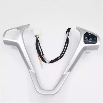 Панель рамки рулевого колеса + кнопка круиз-контроля для Ford Fiesta MK7 MK8 Ecosport 2013