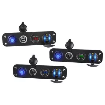 Панель розеток для зарядного устройства, морская панель переключателей для мотоциклов, лодок, морских судов