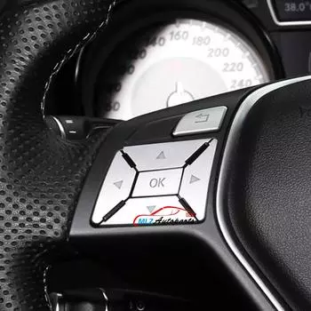 Панель рулевого колеса, кнопка переключения, накладка, наклейка 12 P для Merc + edes Be + nz ML GL Class W166 X166 2012 2013 2014 2015