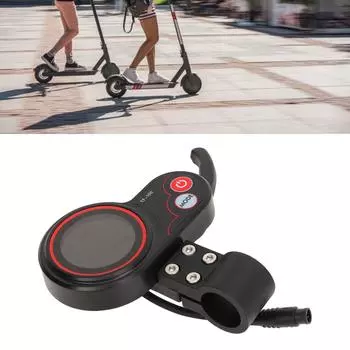 Панель управления электросамокатом 6-контактный водонепроницаемый ЖК-дисплей для электросамоката KUGOO M4 белый