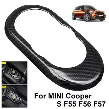 Панель управления автомобилем для BMW MINI Cooper S F55 F56 F57, внутренняя отделка автомобиля, наклейка из углеродного волокна, панель