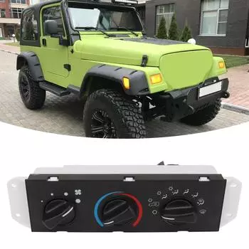 Панель управления обогревателем переменного тока SW2348 с переключателем двигателя вентилятора Модуль управления кондиционером для Wrangler TJ 19992004 55037473AB