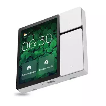 Панель управления умным домом 3,5 дюйма с сенсорным экраном с тремя реле и 3 кнопками управления через приложение All-in-One белый